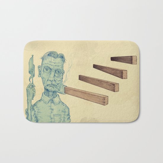 Flag Waver Bath Mat