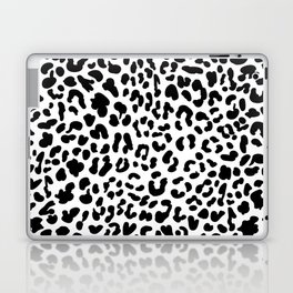 Black & White Leopard Skin Laptop Skin