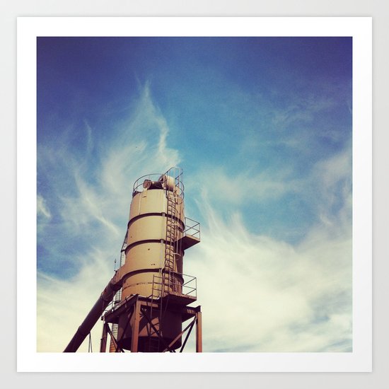 Blue Sky Art Print