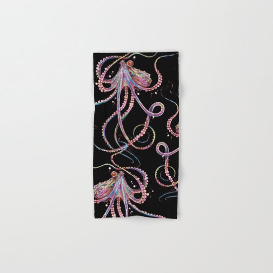 Reverse Drunk Octopus Hand & Bath Towel