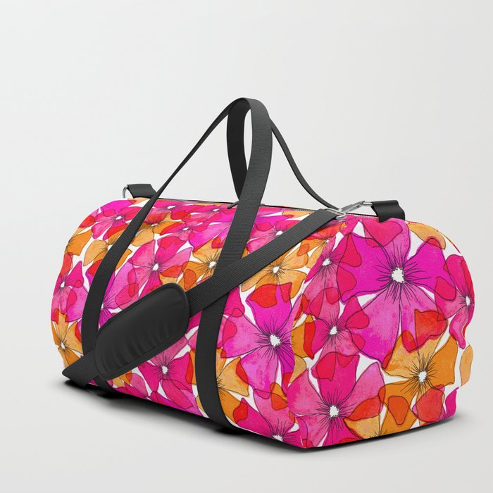 Yellow pink duffle bag 2025