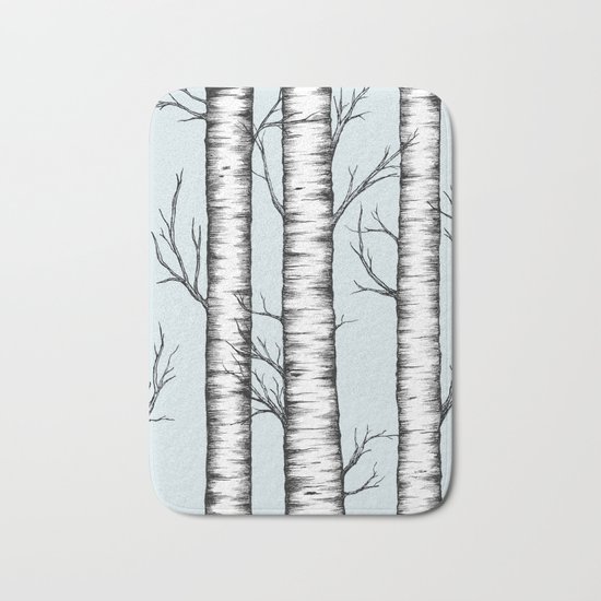 Wonderland - Blue Bath Mat
