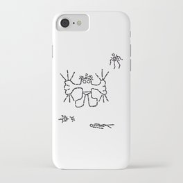 There was no sea, no sand, no earth, no sky, no glass, just Inkiynginnbloggen iPhone Case