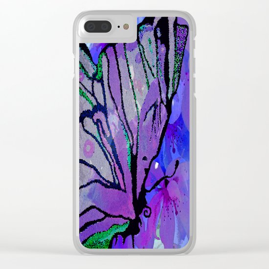Butterfly Clear iPhone Case