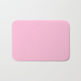 From The Crayon Box – Cotton Candy Pink - Pastel Pink Solid Color Bath Mat
