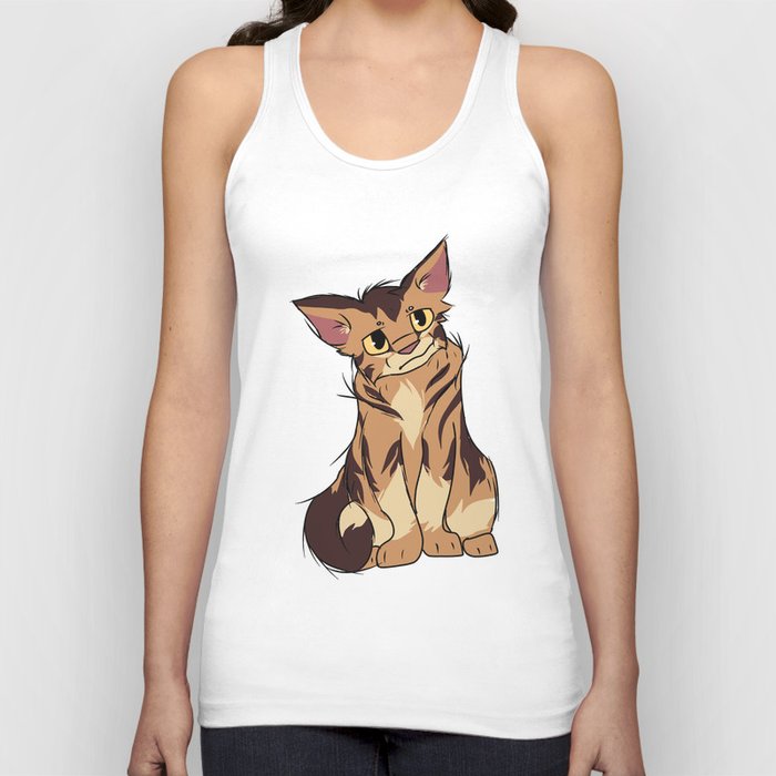 Olive the cat - Art by Hannah age 12 Tank Top