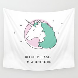 Unicorns are Real Wall Tapestry