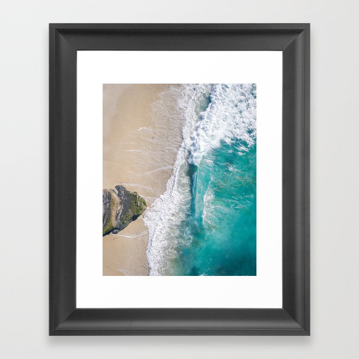 Serenity Beach Framed Art Print