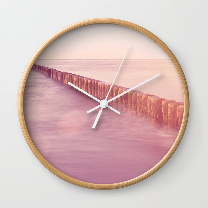 Infinite x Ocean Sunset  Wall Clock