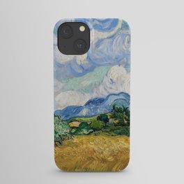 Wheat Field with Cypresses by Vincent van Gogh iPhone Case