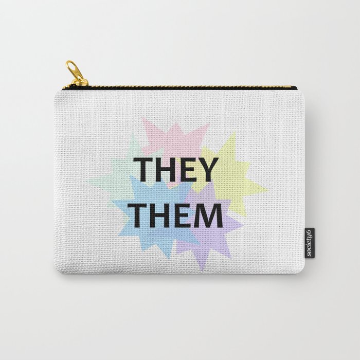 they/them pronouns Carry-All Pouch