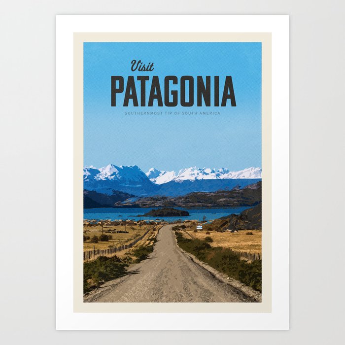 Visit Patagonia Art Print
