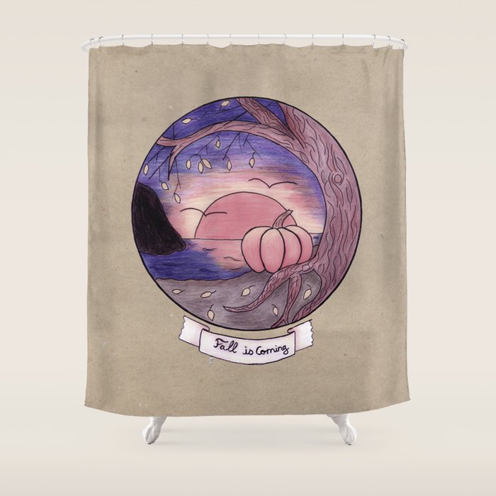 Fall Is Coming Earth Tones Shower Curtain By Cynh Society6