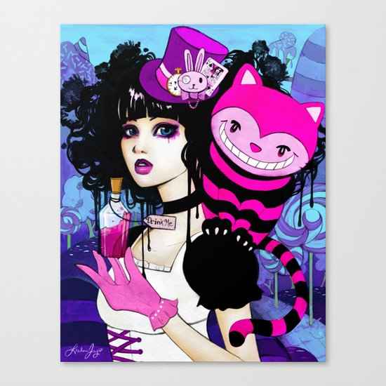 Alice Returns to Wonderland Canvas Print