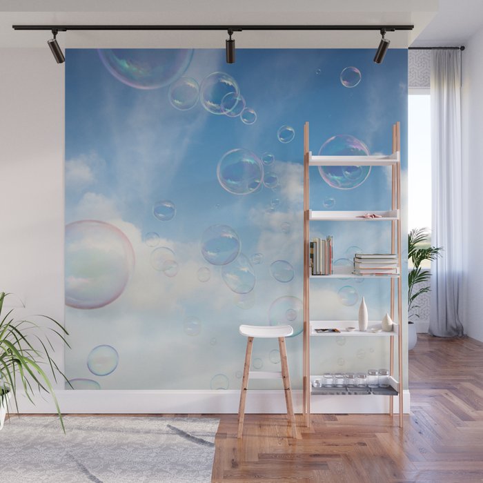 Bubbles Wall Mural