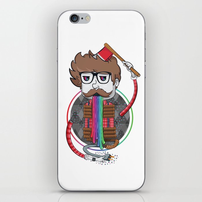 Hipster iPhone Skin