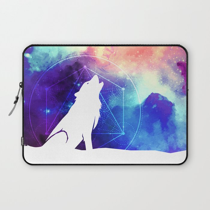 Galactic Wolf Laptop Sleeve