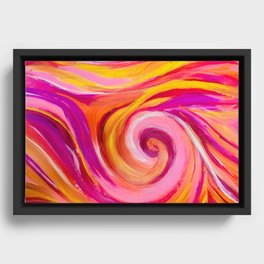 Swirl Framed Canvas
