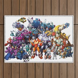 30 Days of Transformers - More Than Meets The Eye cast Outdoor Rug
