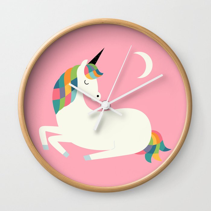 Unicorn Happiness Wall Clock