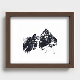Pinnacle Ridge Recessed Framed Print