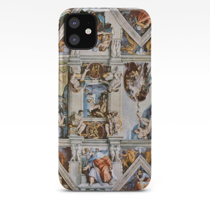 Sistine Chapel Ceiling Michelangelo Iphone Case By Historystuff
