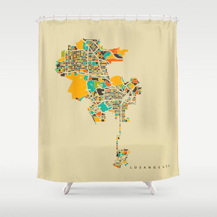 Los Angeles Shower Curtain