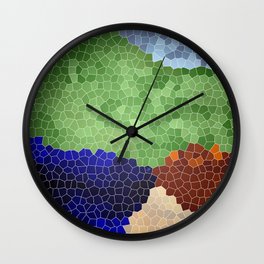 Gaudi´s garden Wall Clock