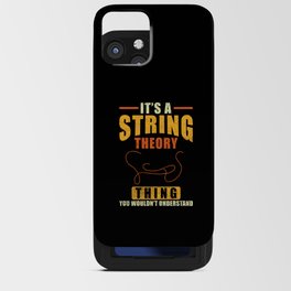 String Theory Physicist Physics Gift iPhone Card Case