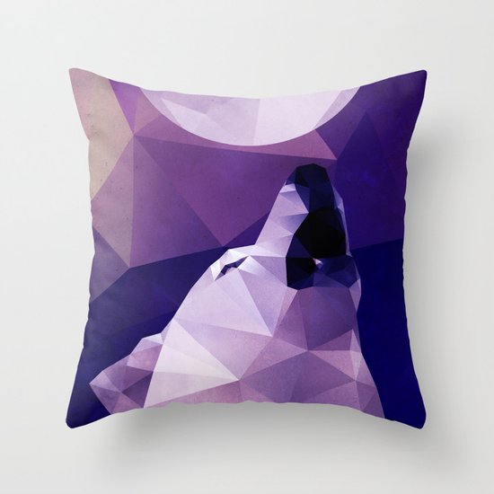 The Wolf Throw Pillow