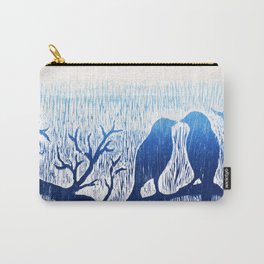 2 woodsy love birds Carry-All Pouch