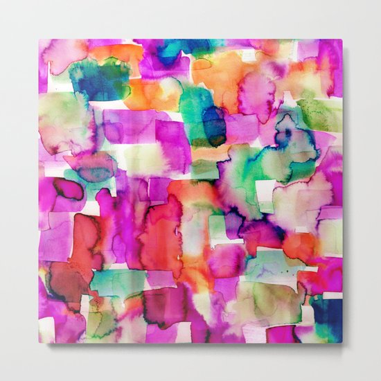 Wild Eye Pink Metal Print