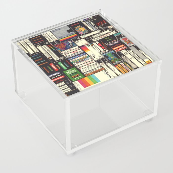 Cassettes, VHS & Video Games Acrylic Box