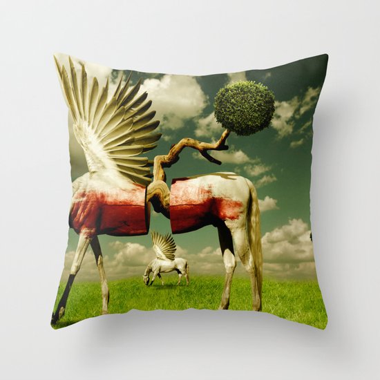 Pegasus Divided Throw Pillow