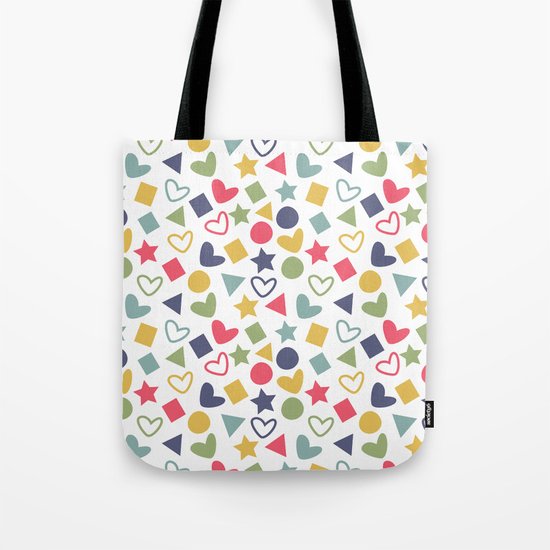 Colorful Lovely Pattern Tote Bag