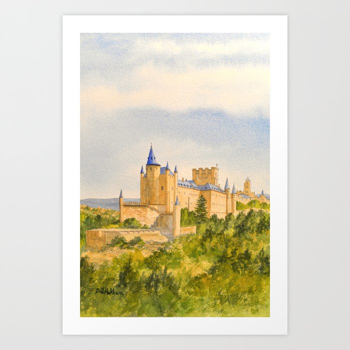 The Alcazar Segovia Spain Art Print