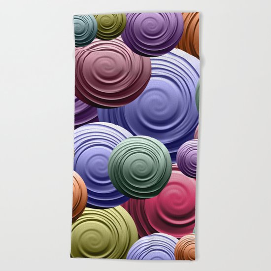 Swirl Pile Beach Towel