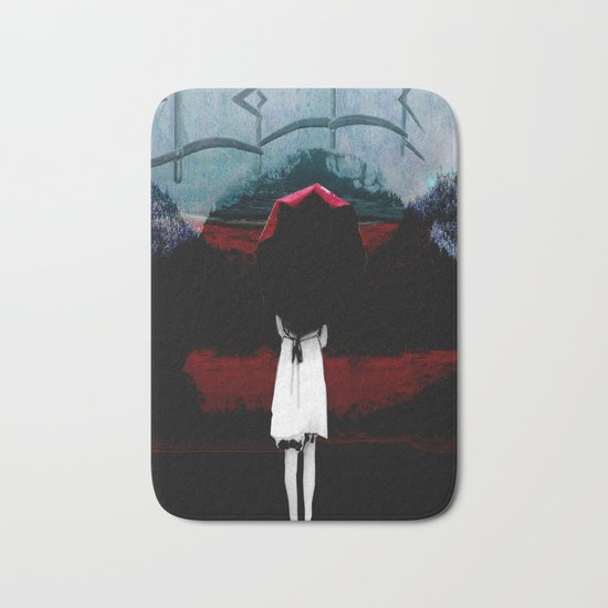 Heaven Is Perfect For Hell Bath Mat