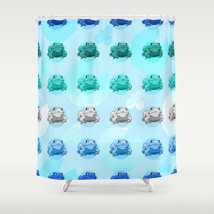 mlm Pride Frogs Shower Curtain