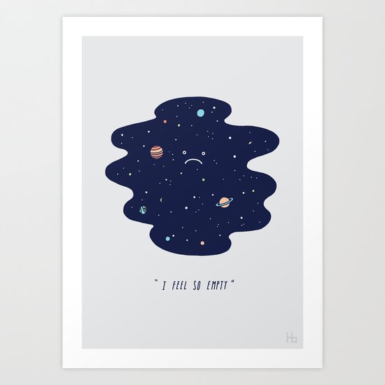 Negative Space Art Print