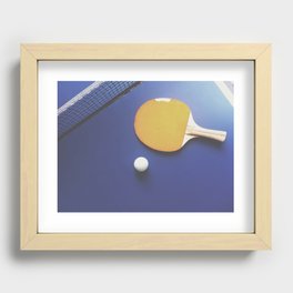 Ping pong Recessed Framed Print