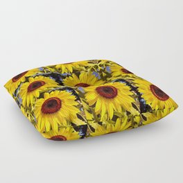 Nine Sunflowers Floor Pillow