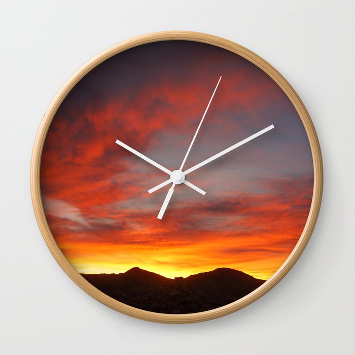DESERT REDS 1 Wall Clock