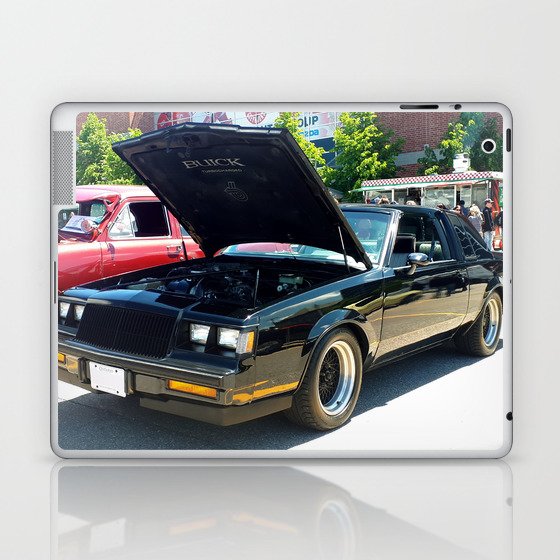 Grand National turbo open hood American Classic Muscle car automobile transporation color photograph / photography vintage poster posters Laptop & iPad Skin