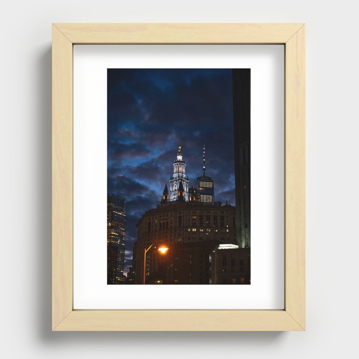 New York 1 Recessed Framed Print