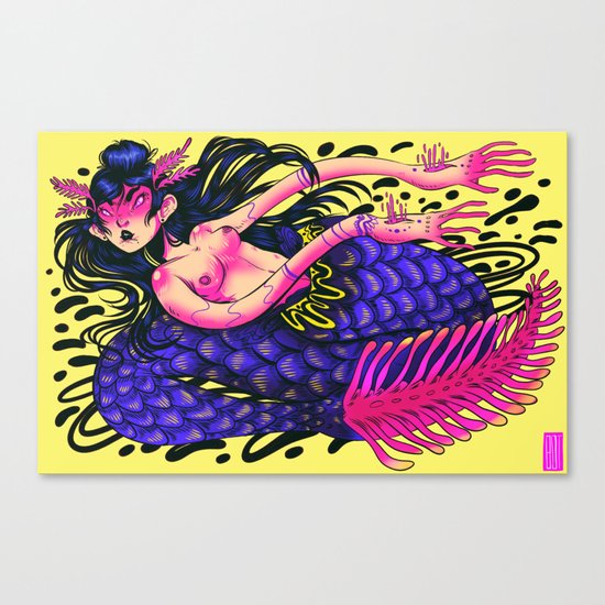 Mermaid Canvas Print