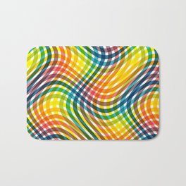 Abstract Colorful Pattern Design. Bath Mat