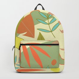 Past and future, falling leaves Backpack