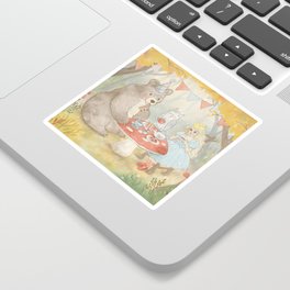 The Forest Tea Party Sticker