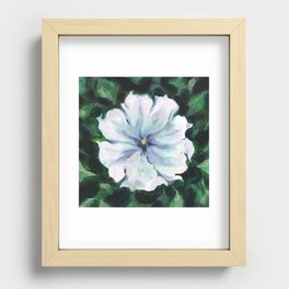 Moonflower Recessed Framed Print